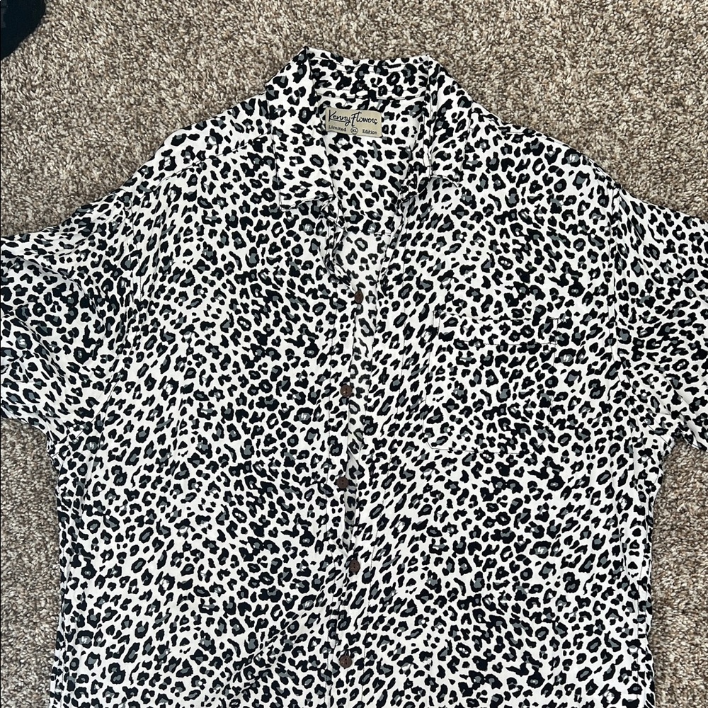 Kenny Flowers Black and White Patterned Shirt
